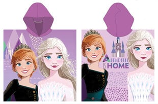 Bērnu dvielis Disney Frozen Arendelle , poncho 55x110 cm cena un informācija | Dvieļi | 220.lv