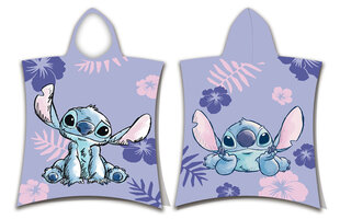 Bērnu dvielis Disney Lilo and Stitch Poncho 50x115 cm cena un informācija | Dvieļi | 220.lv