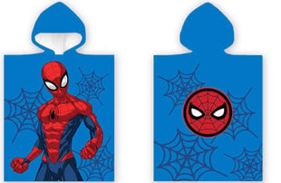 Bērnu dvielis Spiderman Webcraft Poncho 50x100 cm cena un informācija | Dvieļi | 220.lv