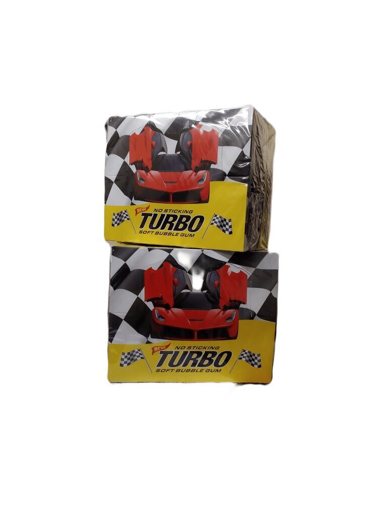 Košļājamā gumija Turbo, 2 x 4.5g x 100gab. цена и информация | Saldumi | 220.lv