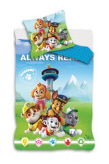 Bērnu gultas veļas komplekts Paw Patrol Always 140x200cm, 70x90 cm cena un informācija | Bērnu gultas veļa | 220.lv