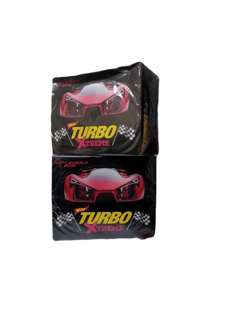 Košļājamā gumija Turbo Xtreme, 2 x 4.5g x 100 gab. cena un informācija | Saldumi | 220.lv
