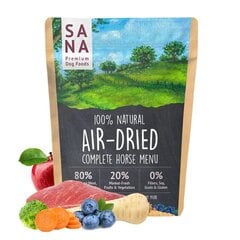 Svaigā gaisā žāvēta zirga gaļa SANADOG 1 kg цена и информация |  Сухой корм для собак | 220.lv