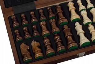 Koka turnīra šahs Sunrise Chess & Games Exclusive Walnut, 30 x 30 cm cena un informācija | Galda spēles | 220.lv
