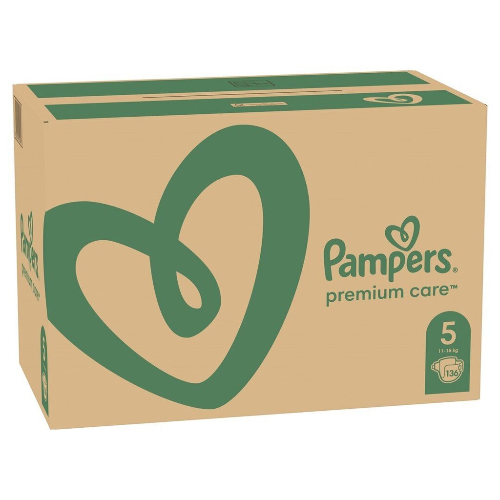 Autiņbiksītes Pampers Premium Protection 5 (11-16 kg), 148 gab. цена и информация | Autiņbiksītes | 220.lv