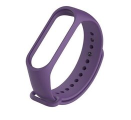 Silikona siksna Xiaomi Mi Band 5/ Xiaomi Mi Band 6 - violeta cena un informācija | Viedpulksteņu un viedo aproču aksesuāri | 220.lv