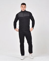 Спортивный костюм для мужчин, чёрный цена и информация | Мужская спортивная одежда | 220.lv