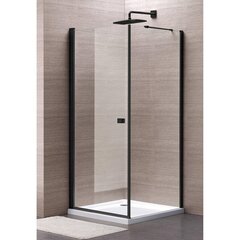 Duškabīne Mesina Black DW 80x80 cm цена и информация | Душевые кабины | 220.lv