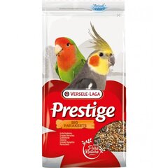 Barība lieliem papagaiļiem Versele-Laga Prestige Big Parakeets, 4kg cena un informācija | Putnu barība | 220.lv