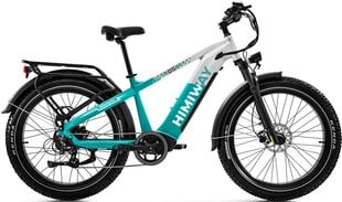 Elektriskais velosipēds Himiway Zebra, 26", zils/balts цена и информация | Электровелосипеды | 220.lv