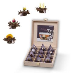 Ziedošo tēju komplekts Melns, 12 gab. cena un informācija | Tēja | 220.lv