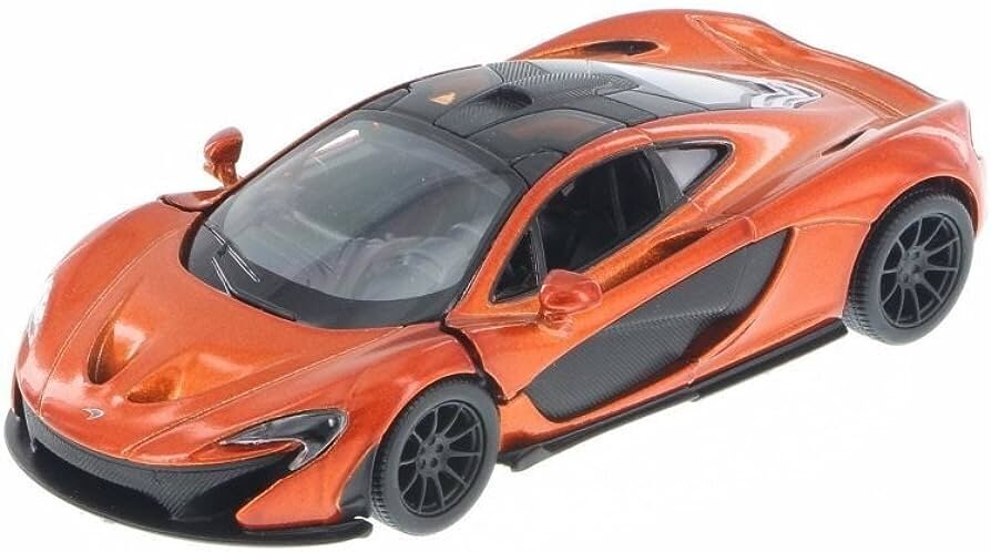 Rotaļu automašīna KinSmart, McLaren P1, oranža cena un informācija | Rotaļlietas zēniem | 220.lv