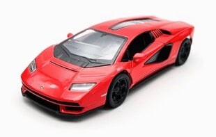 Игрушечный автомобиль KinSmart, Lamborghini Countach LPI 800-4, красный цвет цена и информация | Игрушки для мальчиков | 220.lv