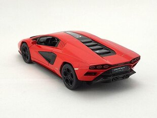 Rotaļu automašīna KinSmart, Lamborghini Countach LPI 800-4, sarkana цена и информация | Игрушки для мальчиков | 220.lv