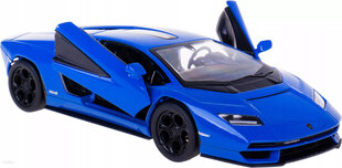 Rotaļu automašīna KinSmart, Lamborghini Countach LPI 800-4, zila cena un informācija | Rotaļlietas zēniem | 220.lv
