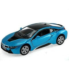 Игрушечная машинка KinSmart, BMW i8, синий цвет цена и информация | Игрушки для мальчиков | 220.lv