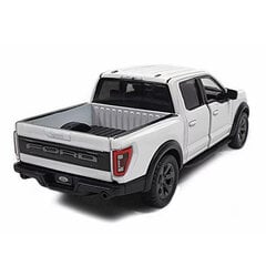 Игрушечный автомобиль KinSmart, 2022 Ford F-150 Raptor, белый цвет цена и информация | Конструктор автомобилей игрушки для мальчиков | 220.lv