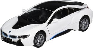 Игрушечная машина KinSmart, BMW i8, белый цвет цена и информация | Конструктор автомобилей игрушки для мальчиков | 220.lv