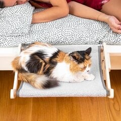 Pie gultas piekarināms kaķa šūpuļtīkls cena un informācija | Suņu gultas, spilveni, būdas | 220.lv