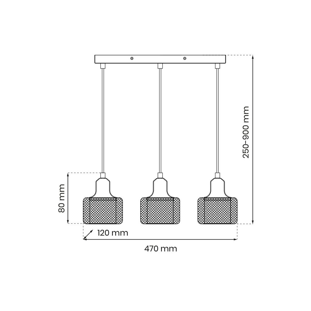 Piekaramā lampa, 3xg9 цена и информация | Piekaramās lampas | 220.lv