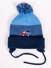 Cepure bērniem 466956, zila цена и информация | Шапки, перчатки, шарфы для мальчиков | 220.lv