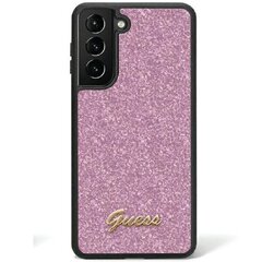 Guess GUHCS24LHGGSHU S24 Ultra S928 fioletowy|purple hardcase Glitter Script цена и информация | Чехлы для телефонов | 220.lv