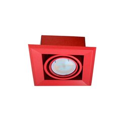 Sienas lampa blocco sarkans 1x7w gu10 цена и информация | Монтируемые светильники, светодиодные панели | 220.lv