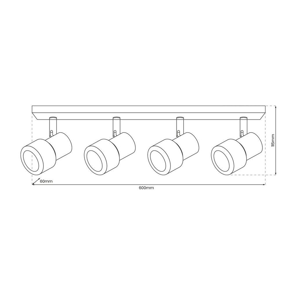 Griestu lampa, ~230v/50hz cena un informācija | Griestu lampas | 220.lv