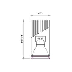 Griestu lampa, 1xgu10 cena un informācija | Griestu lampas | 220.lv