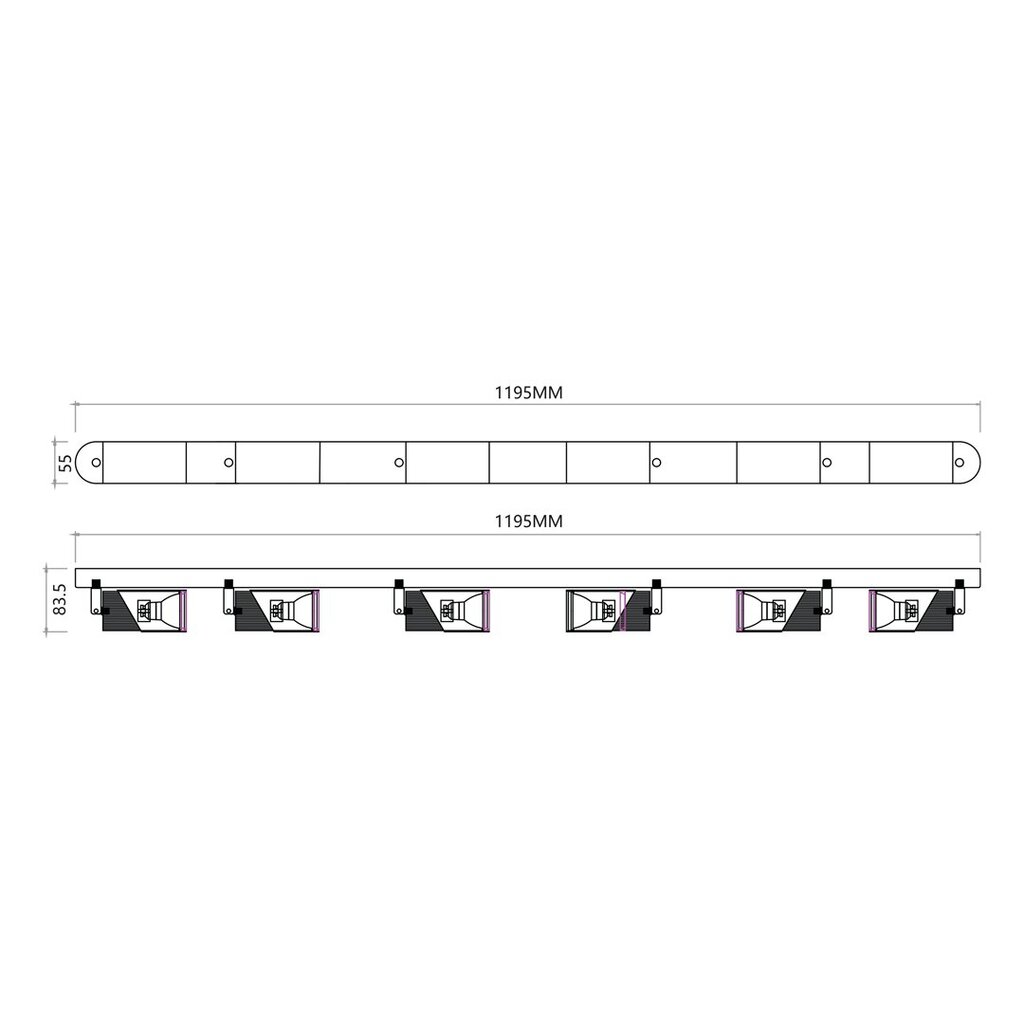 Griestu lampa, 6xgu10, melnā un zelta krāsā цена и информация | Griestu lampas | 220.lv