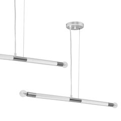 подвесной светильник bastone белый/хром 2xe14 цена и информация | Люстры | 220.lv
