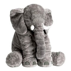 Плюшевая игрушка-подушка «Слон», серый цена и информация | Мягкие игрушки | 220.lv