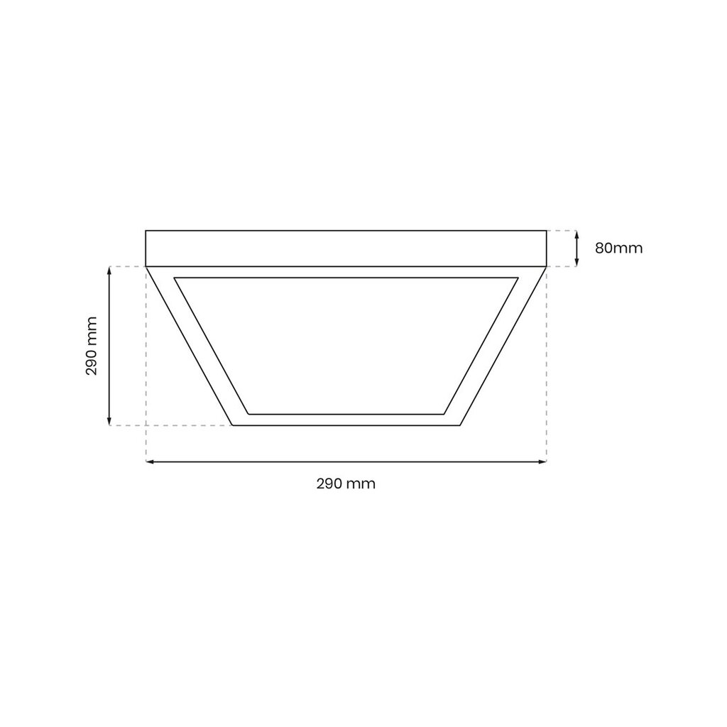 Lampa, 12 w led cena un informācija | Griestu lampas | 220.lv