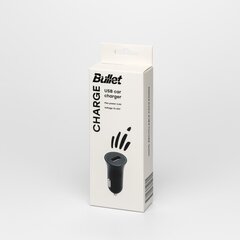 „Bullet“ auto. įkroviklis USB 2,4A цена и информация | Зарядные устройства для телефонов | 220.lv