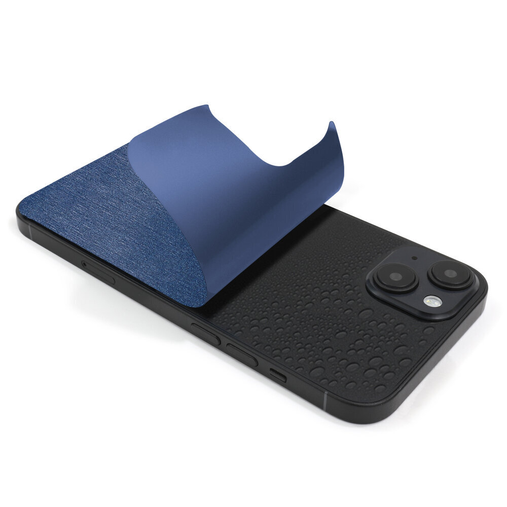 Xiaomi Redmi 10 (2022) - aizsargaizsargplēve aizmugurei - etuo Skin Back Cover - Brushed Structure Deep Blue Metalic cena un informācija | Ekrāna aizsargstikli | 220.lv