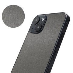 Xiaomi Redmi Note 13 - aizsargaizsargplēve aizmugurei - etuo Skin Back Cover - Brushed Titanium cena un informācija | Ekrāna aizsargstikli | 220.lv