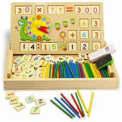 Деревянный набор для изучения математики цена и информация | Развивающие игрушки | 220.lv