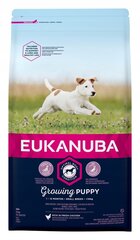 Eukanuba Growing Puppy Small Breed для собак мелких пород с курицей, 2 кг цена и информация |  Сухой корм для собак | 220.lv