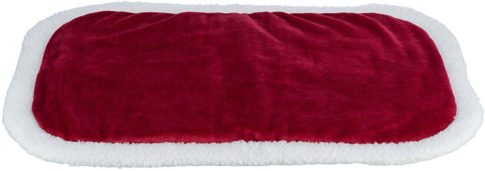 Paklājiņš mājdzīvniekam Trixie Xmas Nevio, 75x47 cm, balts/sarkans цена и информация | Suņu gultas, spilveni, būdas | 220.lv
