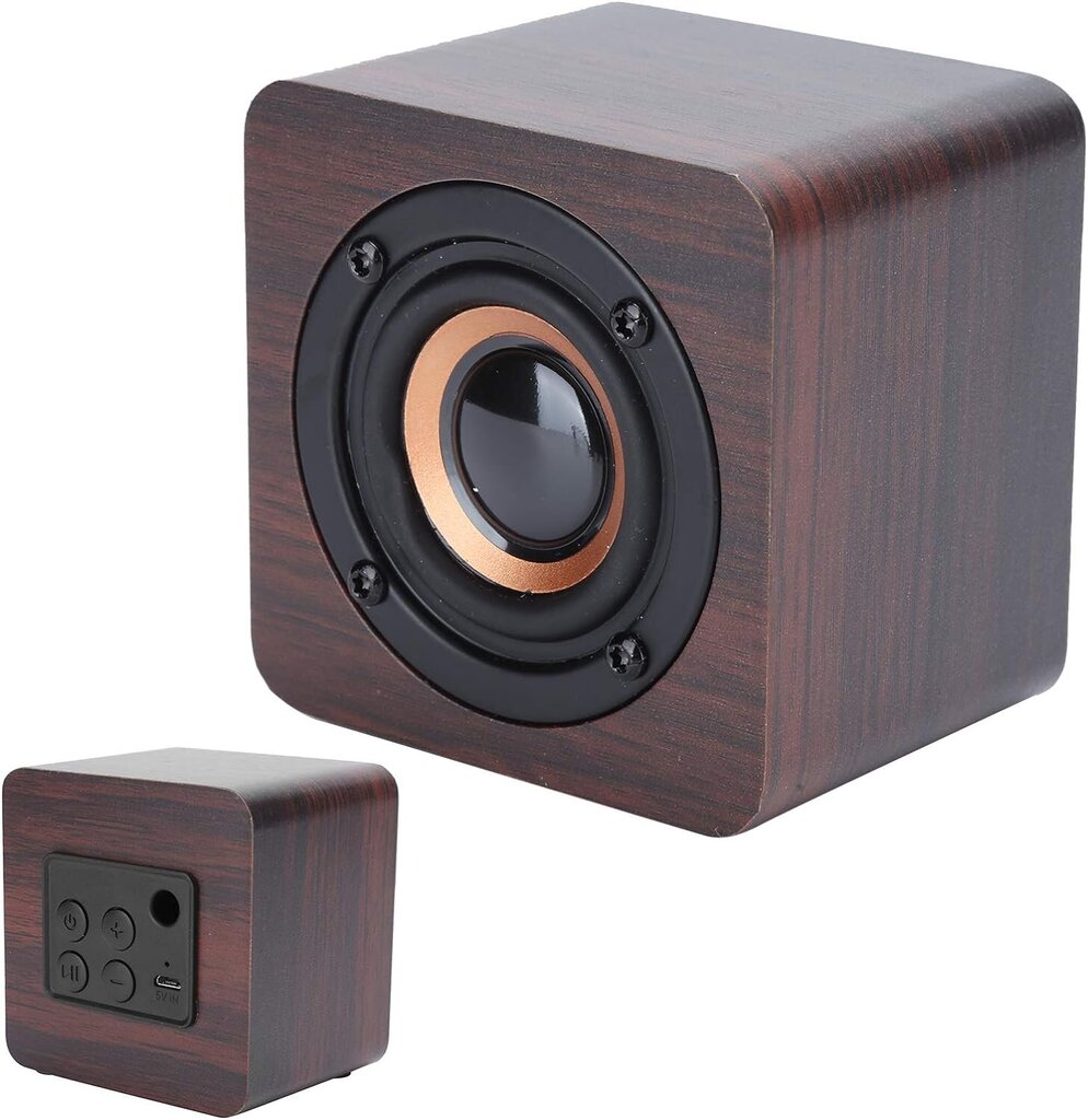 Hi-fi Audio Walnut Wood Grain Home cena un informācija | Skaļruņi | 220.lv