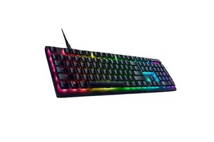 Проводная игровая клавиатура Razer DeathStalker V2, RGB, светодиодная, USB, DE, линейный оптический красный переключатель, черный цена и информация | Клавиатуры | 220.lv