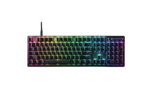 Проводная игровая клавиатура Razer DeathStalker V2, RGB, светодиодная, USB, DE, линейный оптический красный переключатель, черный цена и информация | Клавиатуры | 220.lv