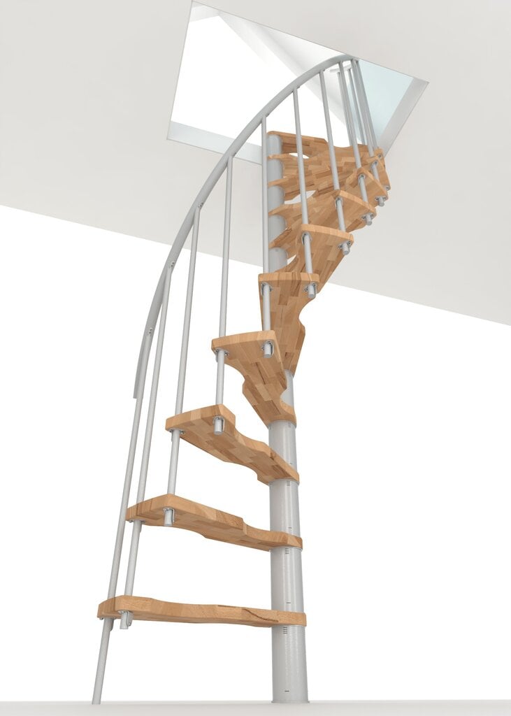 Spirālveida kāpnes Minka Suono Smart Ø120 cm, Baltas цена и информация | Kāpnes | 220.lv