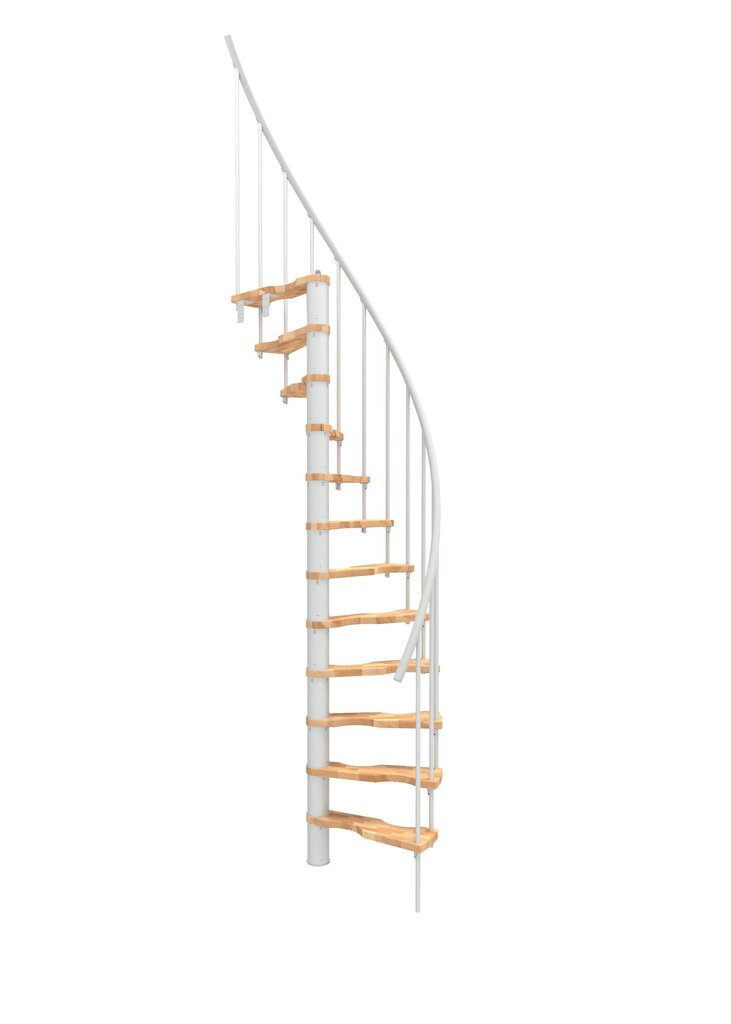 Spirālveida kāpnes Minka Suono Smart Ø140 cm, Baltas цена и информация | Kāpnes | 220.lv