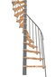Spirālveida kāpnes Minka Suono Smart Ø120 cm, Sudraba цена и информация | Kāpnes | 220.lv