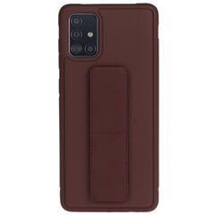 „Finger Grip“ Kickstand  твердый силиконовый (TPU) чехол - коричневый (Galaxy A51) цена и информация | Чехлы для телефонов | 220.lv