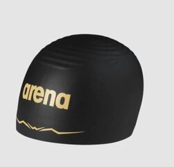 Peldcepure Arena Aquaforce Wave Cap, melna cena un informācija | Peldcepures | 220.lv