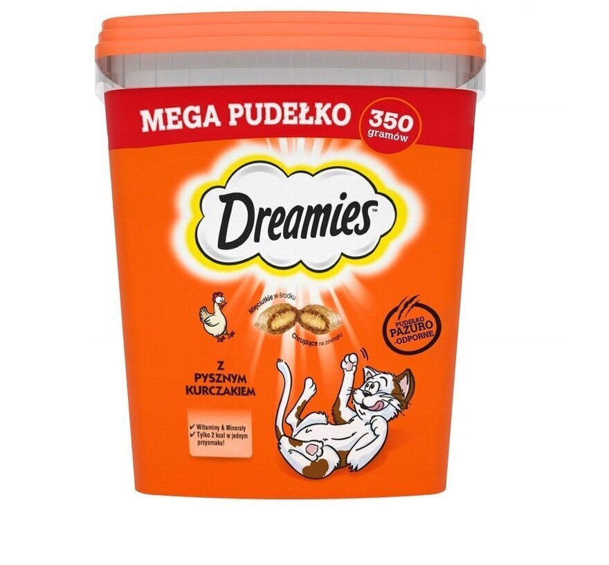 Dreamies Mega Box kaķiem, ar vistu, 2x350 g цена и информация | Gardumi kaķiem | 220.lv