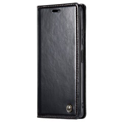 Кожиный чехол-книжка "CaseMe" Leather - бордовый  (Redmi Note 12 Pro+ 5G) цена и информация | Чехлы для телефонов | 220.lv