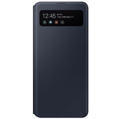 „Samsung“ S View Wallet Cover чехол-книжка - чёрный (Galaxy A41) цена и информация | Чехлы для телефонов | 220.lv